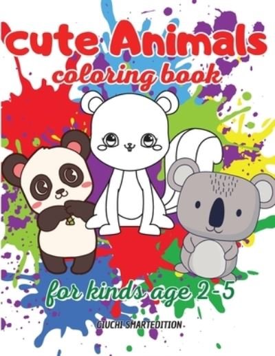 Cover for Giuchi Smartedition · Cute Animals coloring book (Paperback Bog) (2021)