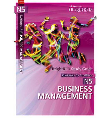 Cover for National 5 Business Management Study Guide - BrightRED Study Guides (Pocketbok) (2013)