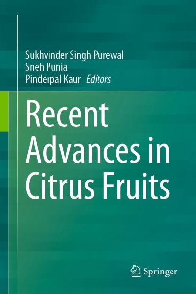 Cover for Sukhvinder Singh Purewal · Recent Advances in Citrus Fruits (Book) (2023)