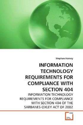 Cover for Harvey · Information Technology Requireme (Bog)