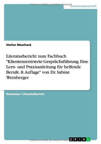 Cover for Maschack · Literaturbericht zum Fachbuch (Book) [German edition] (2011)