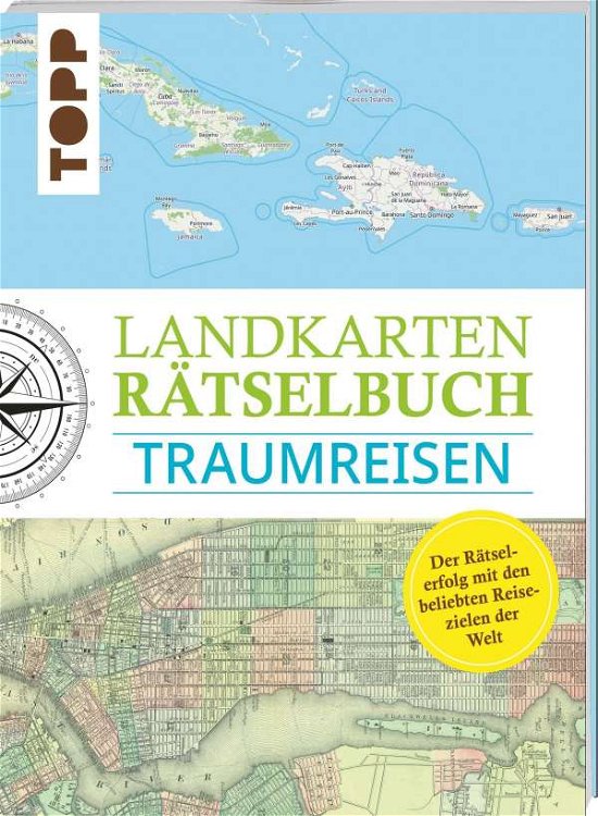 Cover for Pautner · Landkarten Rätselbuch - Traumre (Buch)
