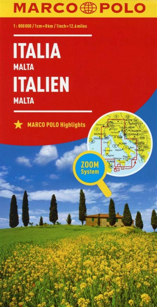 Italy Marco Polo Map - Marco Polo Maps - Marco Polo - Książki - MAIRDUMONT GmbH & Co. KG - 9783829738330 - 15 września 2022
