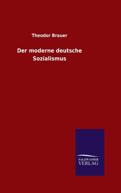 Cover for Theodor Brauer · Der moderne deutsche Sozialismus (Hardcover Book) (2015)