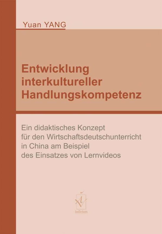 Cover for Yang · Entwicklung interkultureller Handl (Book)