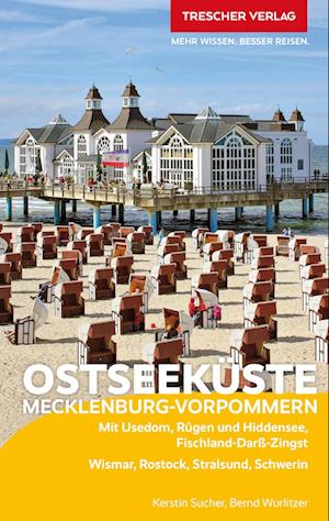 Cover for Bernd Wurlitzer · TRESCHER Reiseführer Ostseeküste Mecklenburg-Vorpommern (Bok) (2023)