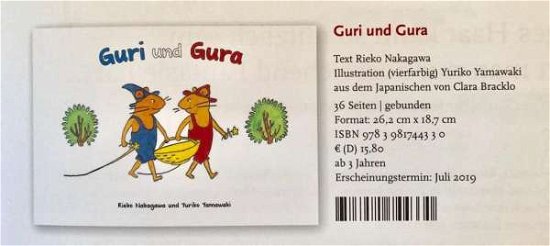 Cover for Nakagawa · Guri und Gura (Book)