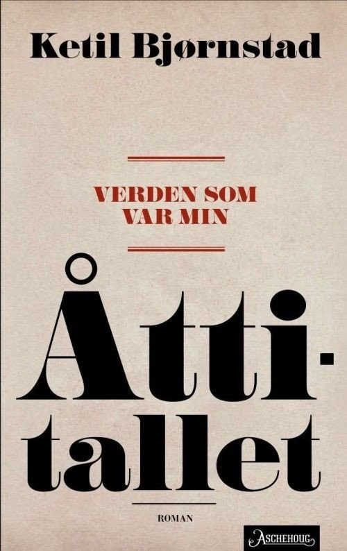 Cover for Ketil Bjørnstad · Verden som var min: åttiitallet (Bound Book) (2017)