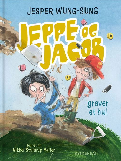 Cover for Jesper Wung-Sung · Jeppe og Jacob: Jeppe og Jacob - Graver et hul (Hardcover Book) [1º edição] (2021)