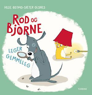 Cover for Hege Østmo-Sæter Olsnes · Rod og Bjørne leger gemmeleg (Hardcover Book) [1e uitgave] (2020)