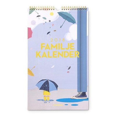 Årstider Familjekalender 2018 - Henrietta Nyvang - Inne - Pagina Förlags - 9789163614330 - 31 sierpnia 2017