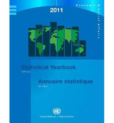 Cover for United Nations: Department of Economic and Social Affairs: Statistics Division · Statistical yearbook: fifty-sixth issue, data available as of 31 December 2012 (Hardcover Book) [56th edition, 2013 edition] (2014)