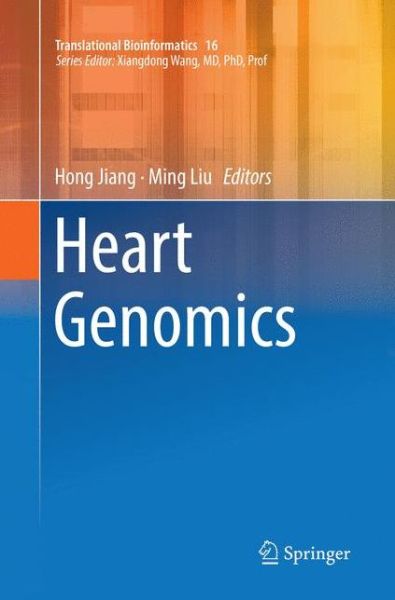 Cover for Heart Genomics - Translational Bioinformatics (Paperback Book) [Softcover reprint of the original 1st ed. 2018 edition] (2019)