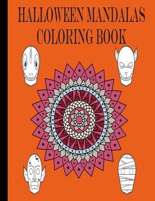 Cover for Lh Designer · Halloween Mandalas Coloring Book (Paperback Book) (2020)