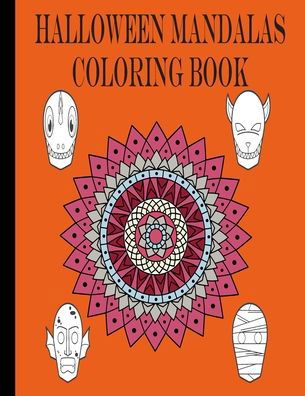 Cover for Lh Designer · Halloween Mandalas Coloring Book (Paperback Book) (2020)
