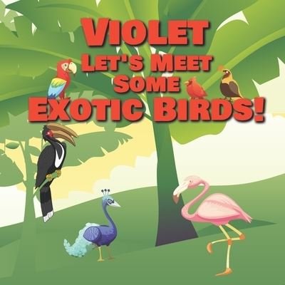 Cover for Chilkibo Publishing · Violet Let's Meet Some Exotic Birds! (Pocketbok) (2020)
