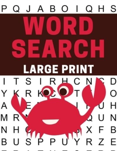 Cover for Getelan Journals · Large Print Word Search (Taschenbuch) (2021)