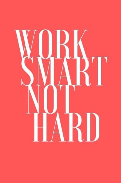 Cover for Imad Idrissi · Work Smart Not Hard (Pocketbok) (2020)