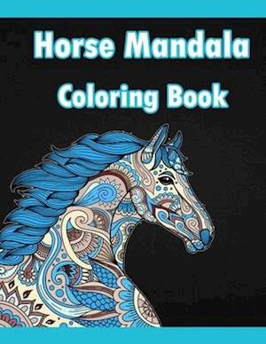 Cover for Cheval C0l · Horse Mandala Coloring Book (Paperback Bog) (2020)