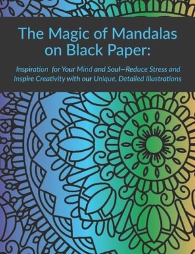 Cover for Santa Barbara Books · The Magic of Mandalas on Black Paper (Paperback Book) (2020)