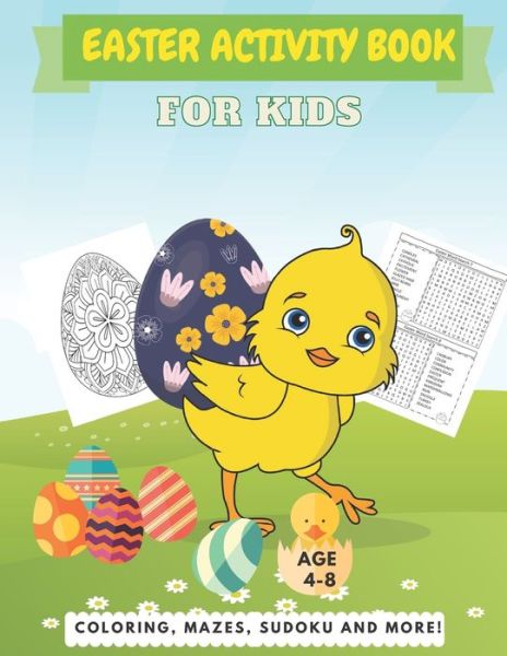 Cover for Milky Road · Easter Activity Book For Kids Age 4-8 (Paperback Book) (2021)