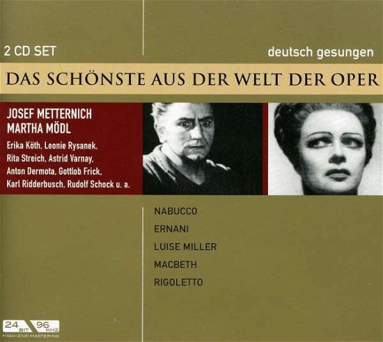 Cover for Metternich / Mödl/+ · Nabucco / Ernani / Macbeth (CD) (2009)