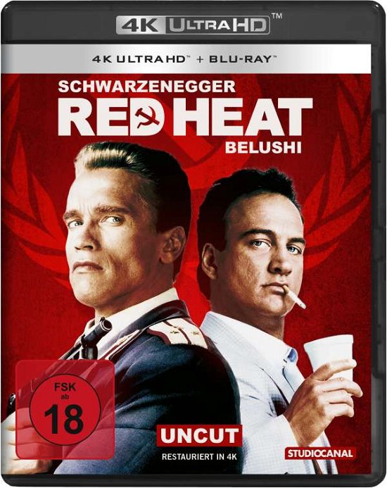 Cover for Red Heat (4k Ultra Hd+blu-ray) (Blu-ray) (2020)