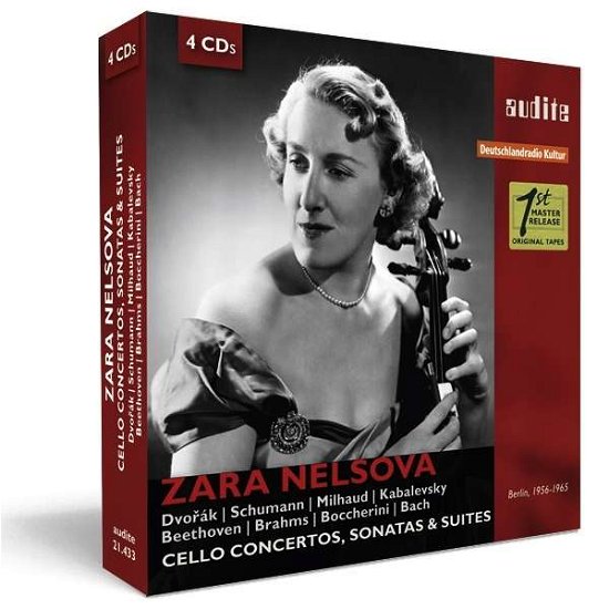 Cover for Nelsova / Albrecht · Zara Nelsova / Cello Concertos Sonatas &amp; (CD) (2015)