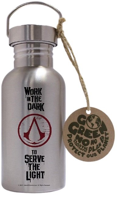 Assassins Creed Logo 500ml Eco Bottle - Assassins Creed - Merchandise - ASSASSINS CREED - 5028486484331 - 31. august 2020