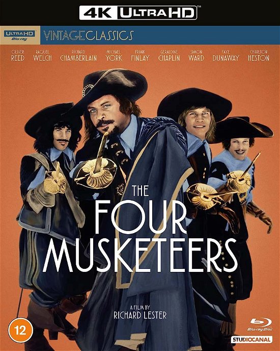 Cover for The Four Musketeers Uhd 2023 Restoration · Four Musketeers. The (Vintage Classics) (4K Ultra HD) (2023)
