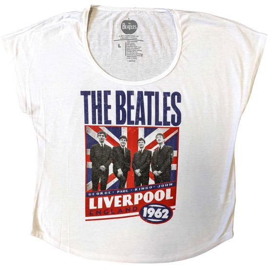 Cover for The Beatles · T-shirt # Large Ladies White # Liverpool England 1962 (MERCH) [size L] (2023)