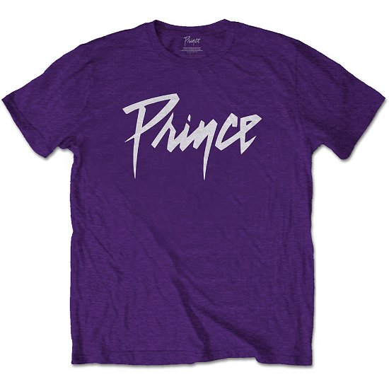 Cover for Prince · Prince Unisex T-Shirt: Logo (T-shirt) [size L] [Purple - Unisex edition]