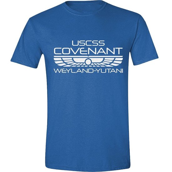 Weyland Symbol Blue (T-Shirt Unisex Tg. L) - Alien - Koopwaar -  - 5056270408331 - 