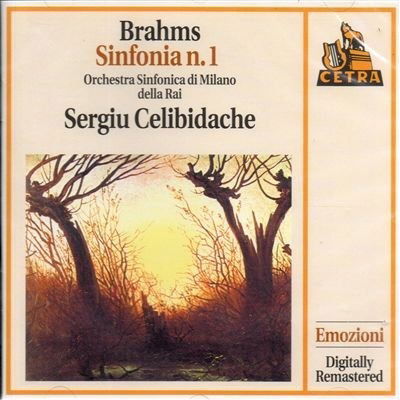 Cover for Johannes Brahms  · Symphony No.1 (CD)