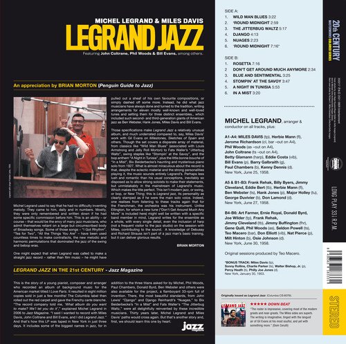 Legrand Jazz (+1 Bonus Track) (Transparent Red Vinyl) - Michel Legrand & Miles Davis - Music - 20TH CENTURY MASTERWORKS COLORED SERIES - 8436563183331 - January 15, 2021