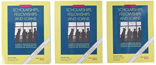 Cover for Gale Research Inc · Scholarships, Fellowships and Loans A Guide to Education-related Financial Aid Programs for Students and Professionals (Paperback Book) (2020)