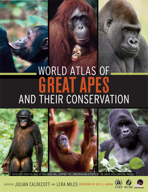 Cover for Julian Caldecott · World Atlas of Great Apes and their Conservation (Hardcover Book) (2005)