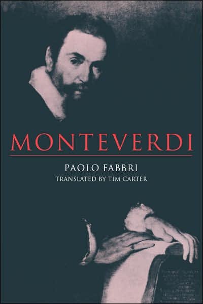 Cover for Paolo Fabbri · Monteverdi (Hardcover Book) (1994)