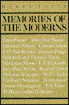 Cover for Harry Levin · Memories of the Moderns (Hardcover Book) (1980)