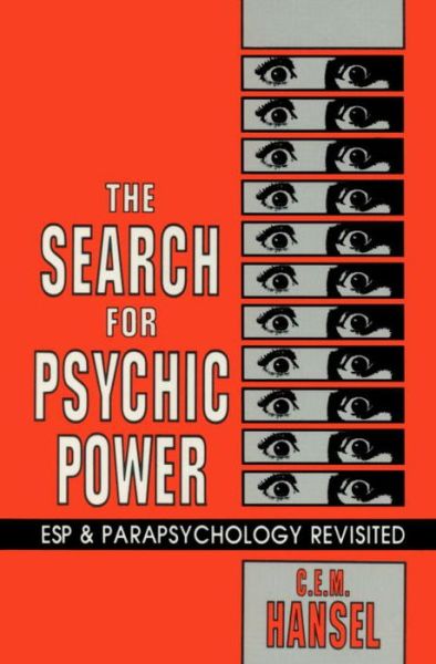 Cover for C. E. M. Hansel · The Search for Psychic Power (Paperback Book) (1989)