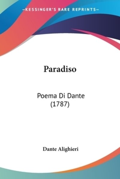 Cover for MR Dante Alighieri · Paradiso (Taschenbuch) (2009)
