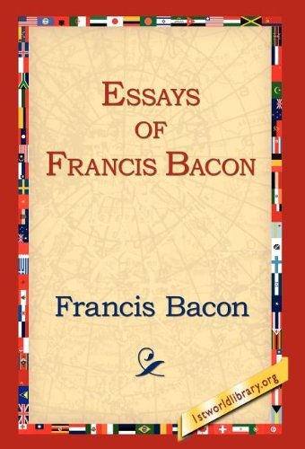 Cover for Francis Bacon · Essays of Francis Bacon (Hardcover bog) (2005)
