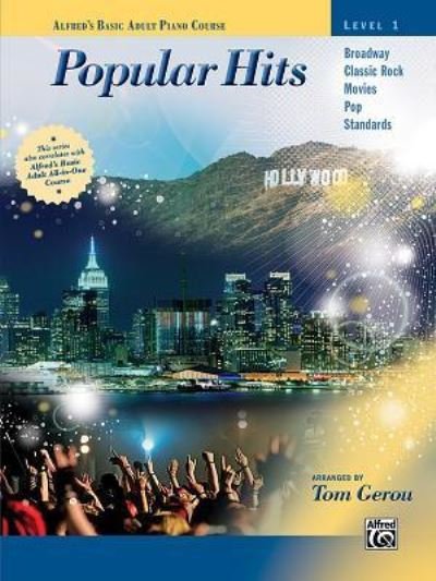 Cover for Tom Gerou · Alfred's Basic Adult Piano Course -- Popular Hits, Bk 1 (Pocketbok) (2018)