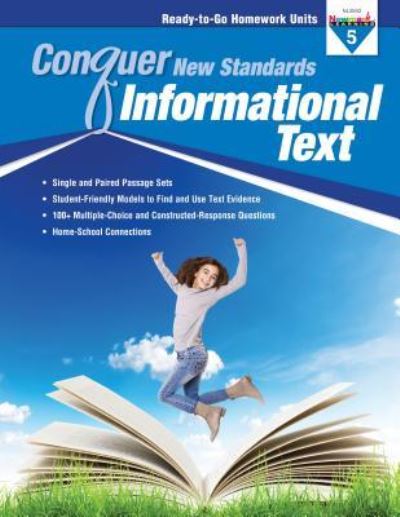 Cover for Newmark Learning · Conquer New Standards Informational Text (Grade 5) Workbook (Paperback Book) (2019)