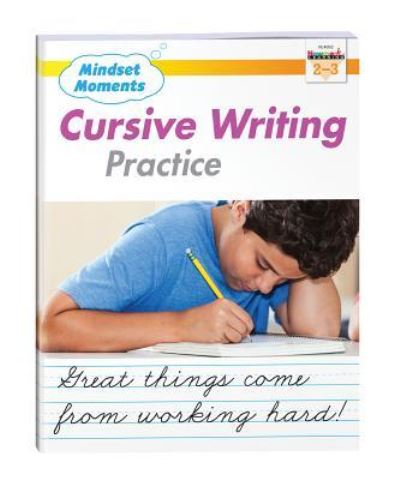 Cover for Newmark Learning · Mindset Moments: Cursive Handwriting Practice Gr. 2-3 Reproducible (Paperback Book) (2019)