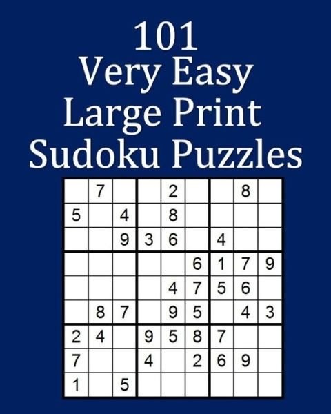 Cover for Hazel Berry · 101 Very Easy Large Print Sudoku Puzzles (Paperback Book) (2017)