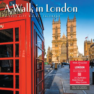 Cover for Willow Creek Press · A Walk In London 2023 Wall Calendar (Book) (2022)