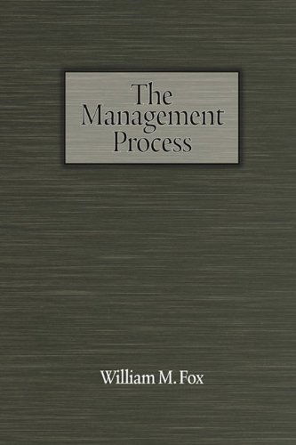 Cover for William M. Fox · The Management Process: an Integrated Functional Approach (Pb) (Taschenbuch) (2009)