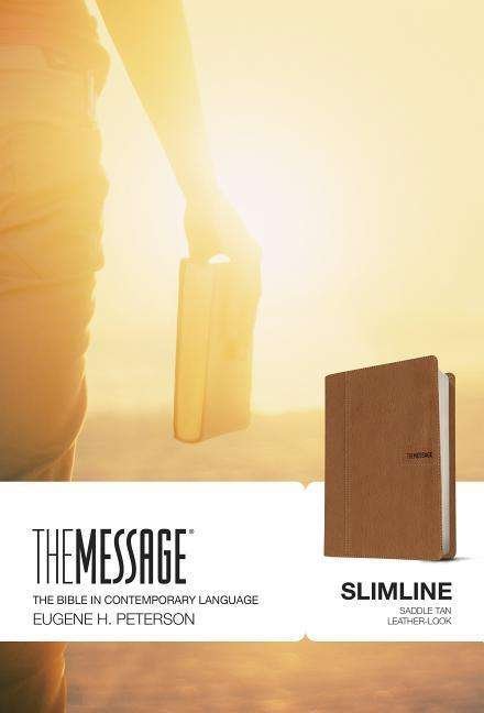 Cover for Eugene H. Peterson · Message Slimline Edition, The (Læderbog) [Saddle Brown Imitation] (2019)