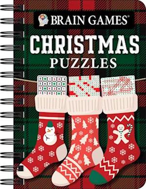 Cover for Publications International Ltd. · Brain Games - to Go - Christmas Puzzles (Stocking Cover) (Book) (2024)